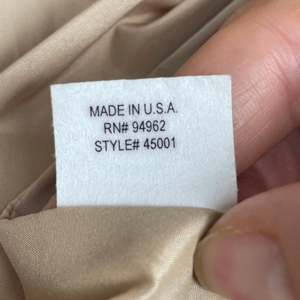 Jenne Maac Corduroy Jacket Womens M/8 Tan Button Closure Lined‎ Vintage USA Y2K